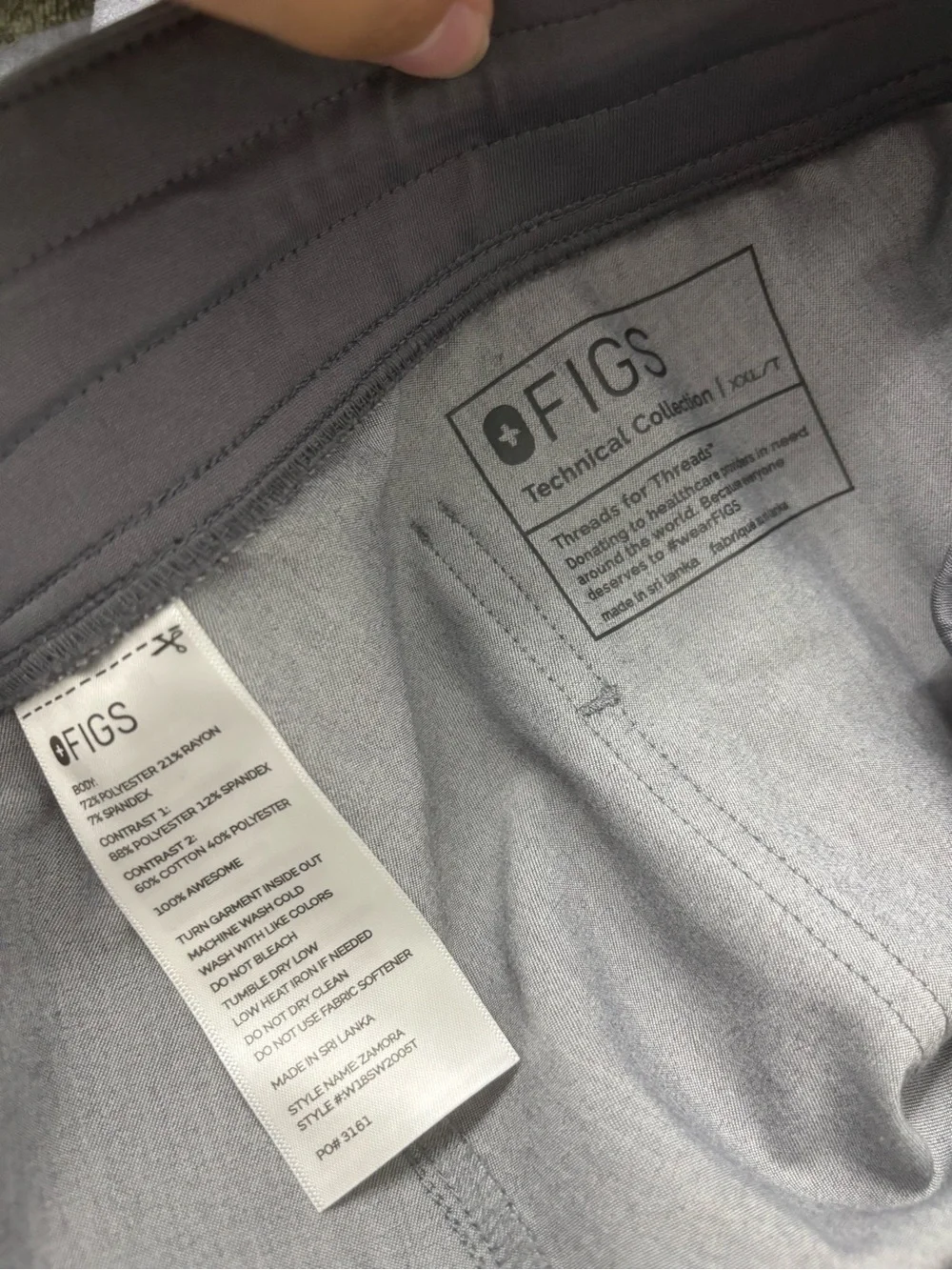 Figs Graphite Grey Set Zamora Joggers Catarina XXL Tall 2pc Uniform